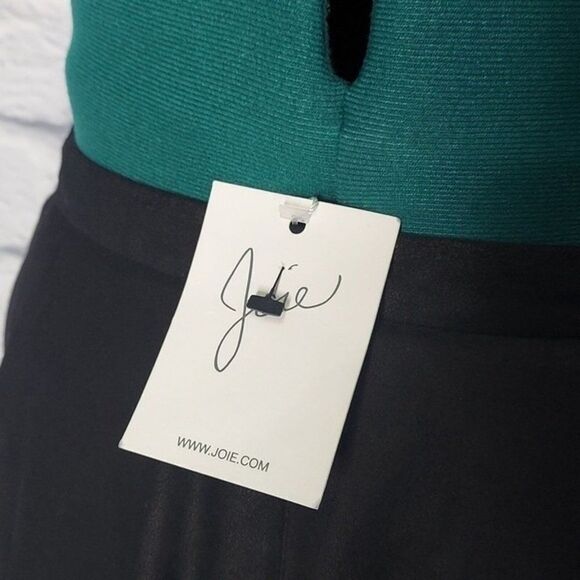 Nwt Joie Kyla Caviar Women's Soft lamb leather circle mini Skirt Size Small - Picture 5 of 7